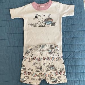 Hanna Peanuts PJ’s, size 90. VGUC